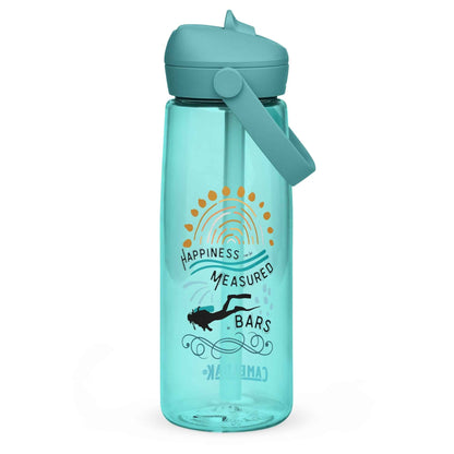 Salinity Swimwear Happiness Can Be Measured in Bars Resuable Waterbottle