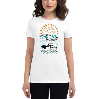 Happiness Can Be Measured in Bars Women's T-Shirt - Salinity Swimwear