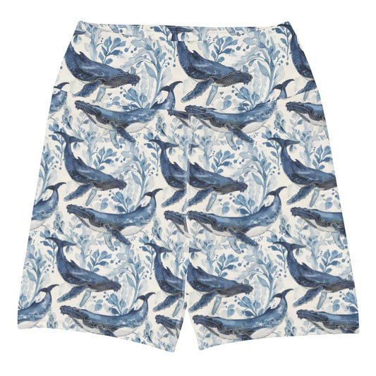 Humpback Whale Song 4" Inch Dive Shorts - Salinity Swimwear