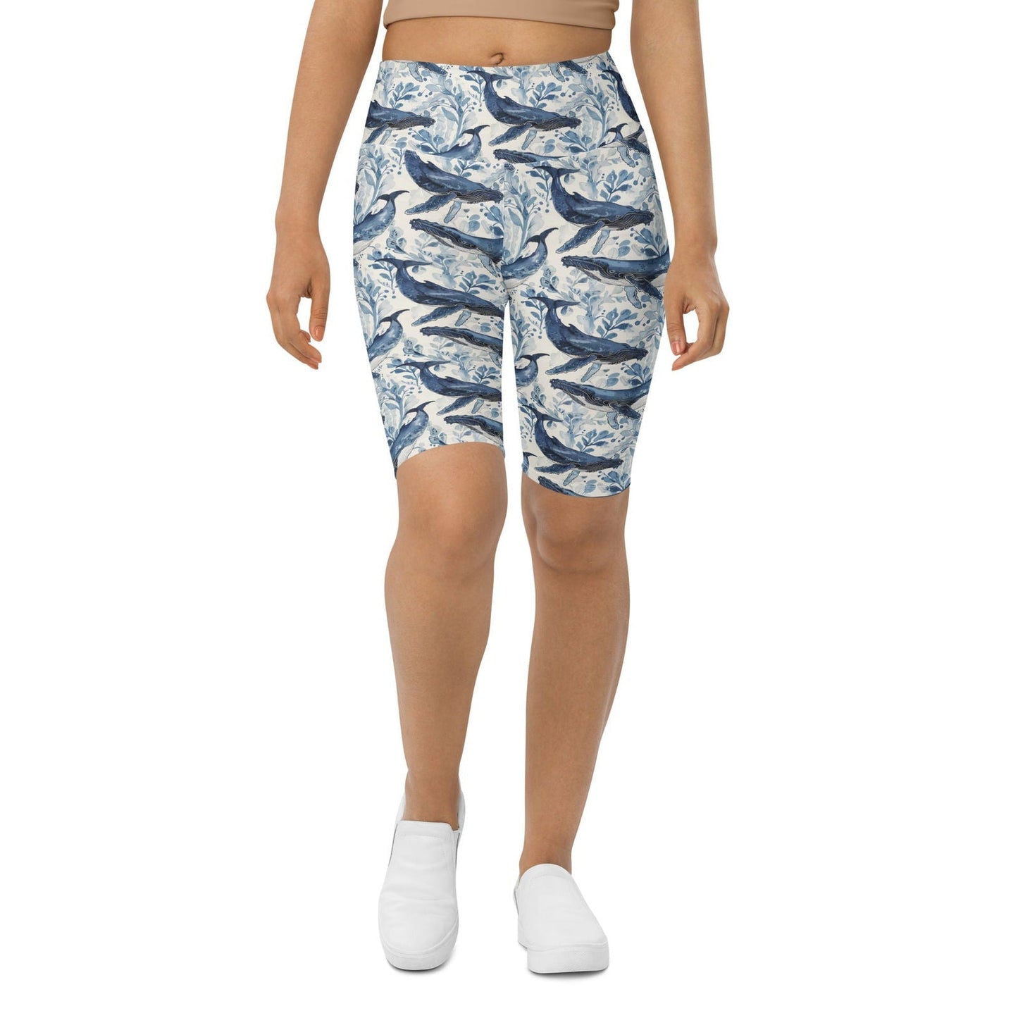 Salinity Swimwear Humpback Whale Song 8" Inch Dive Shorts Shorts