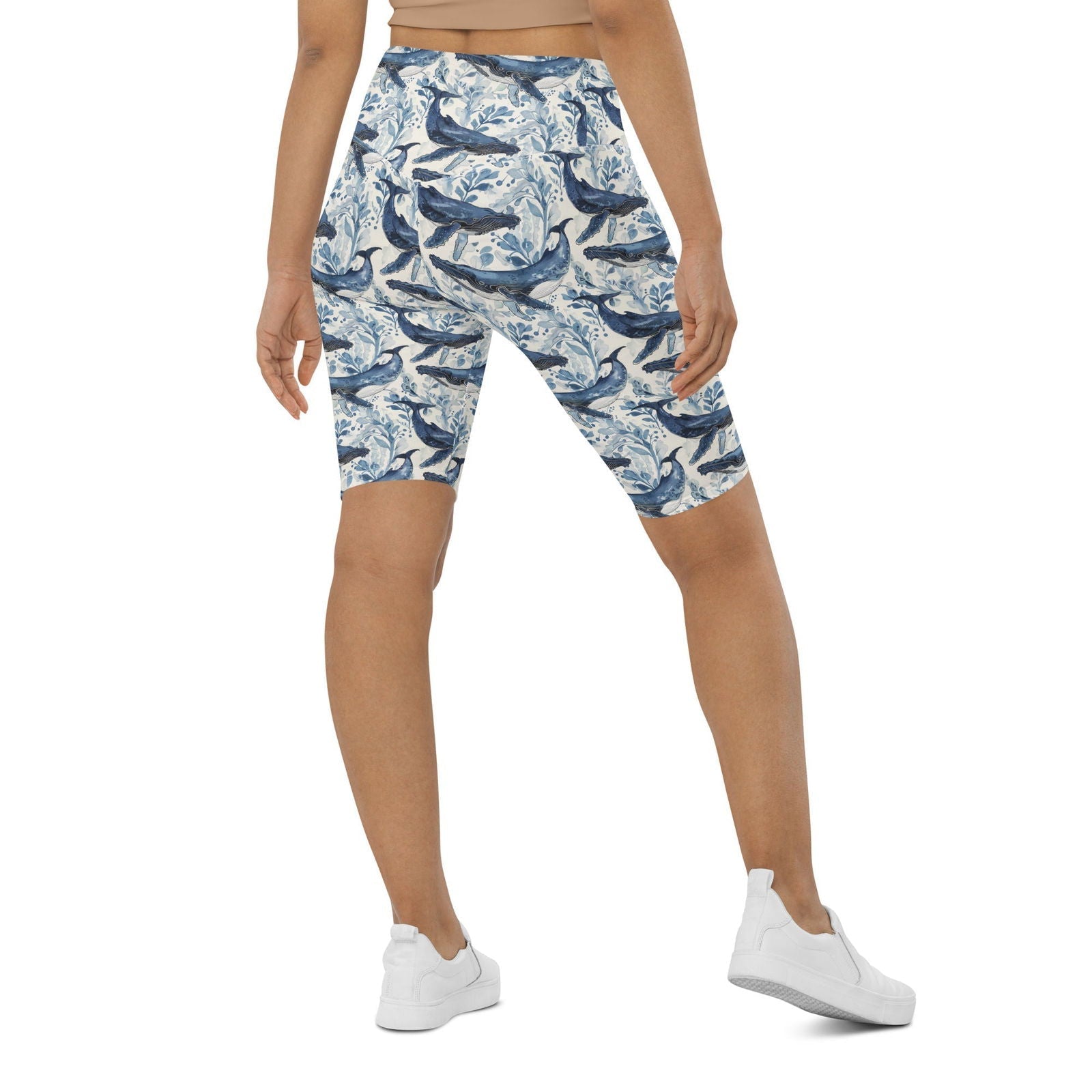 Salinity Swimwear Humpback Whale Song 8" Inch Dive Shorts Shorts