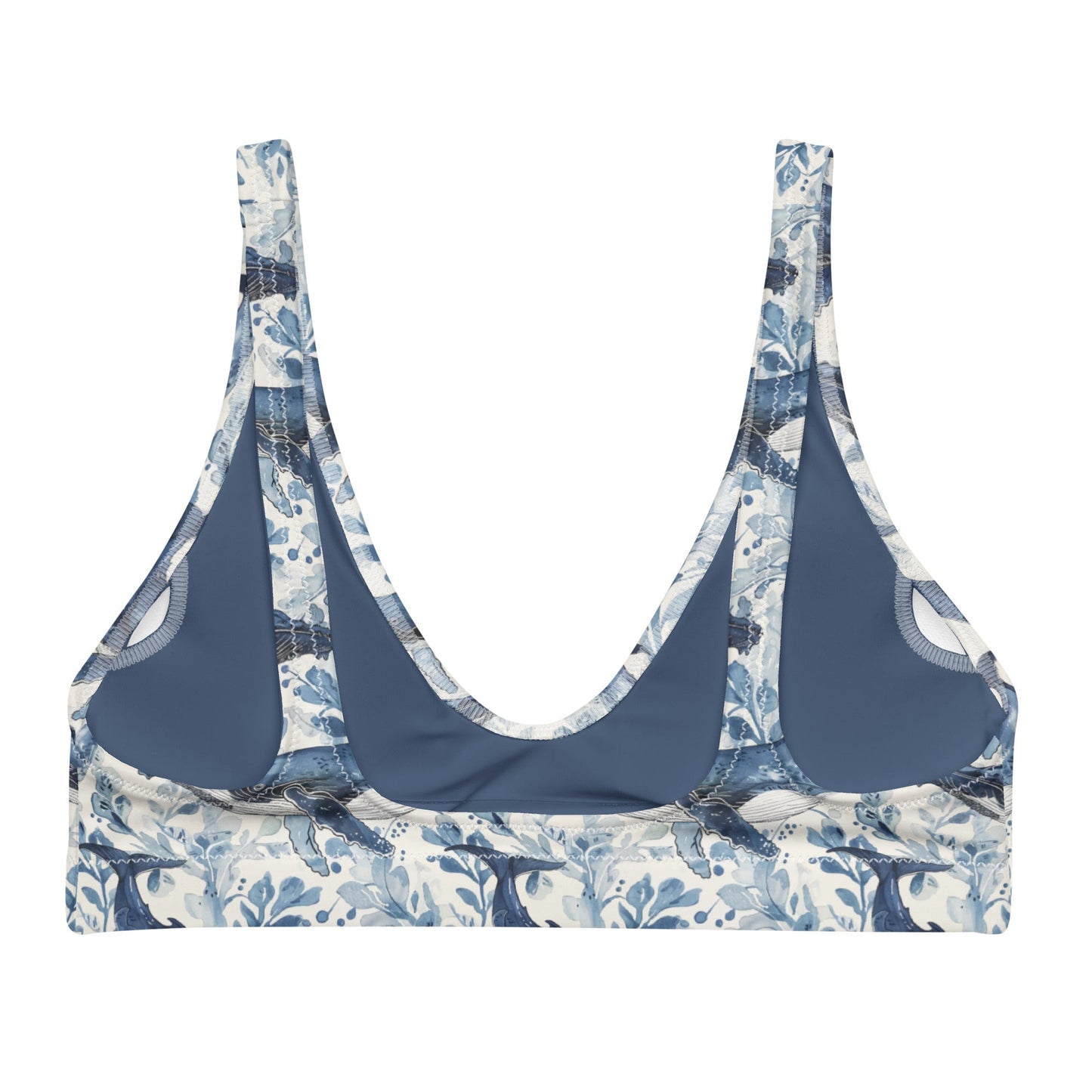 Salinity Swimwear Humpback Whale Song Eco Bikini Top Bikini Top