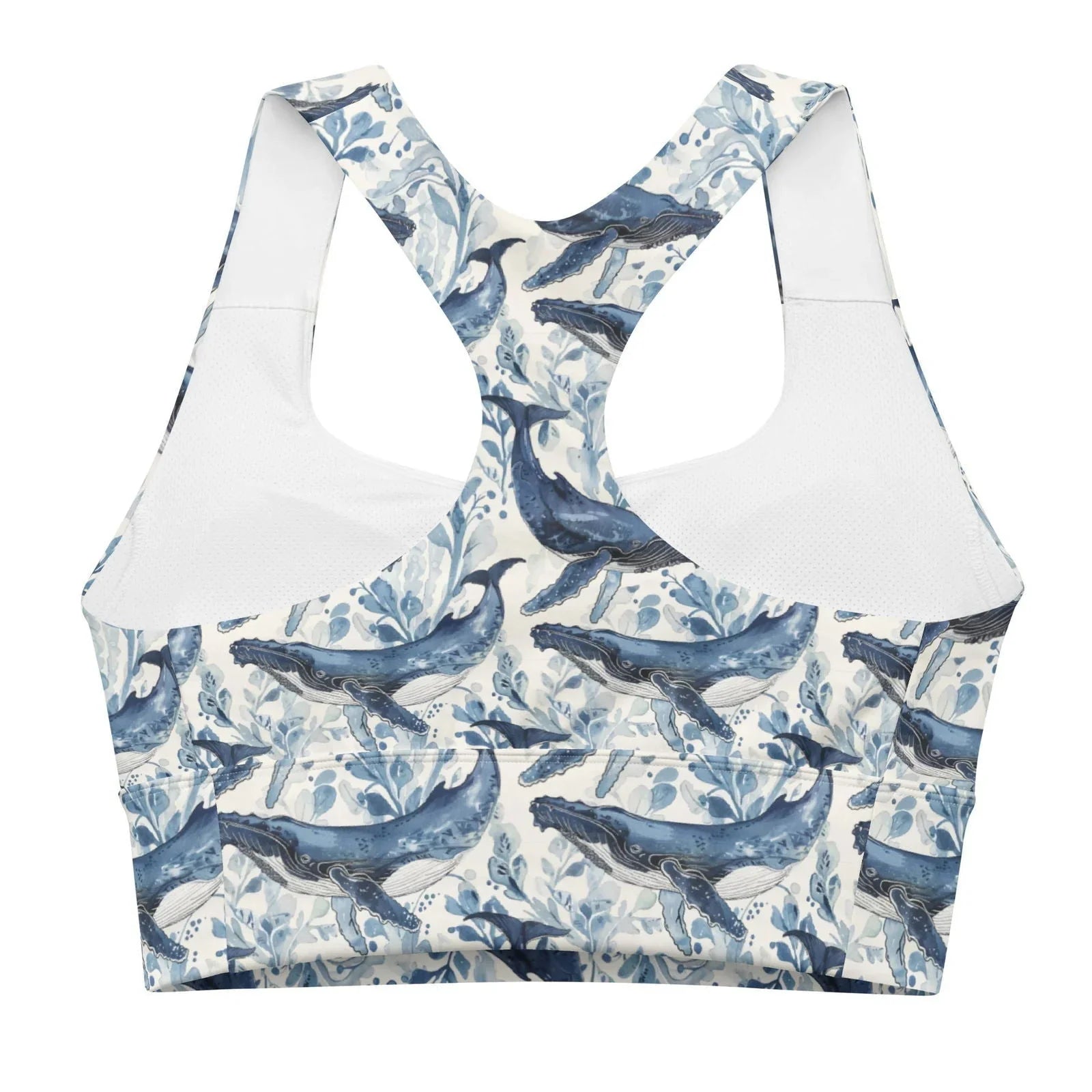 Humpback Whale Song Eco Sports Bra Top - Salinity Swimwear