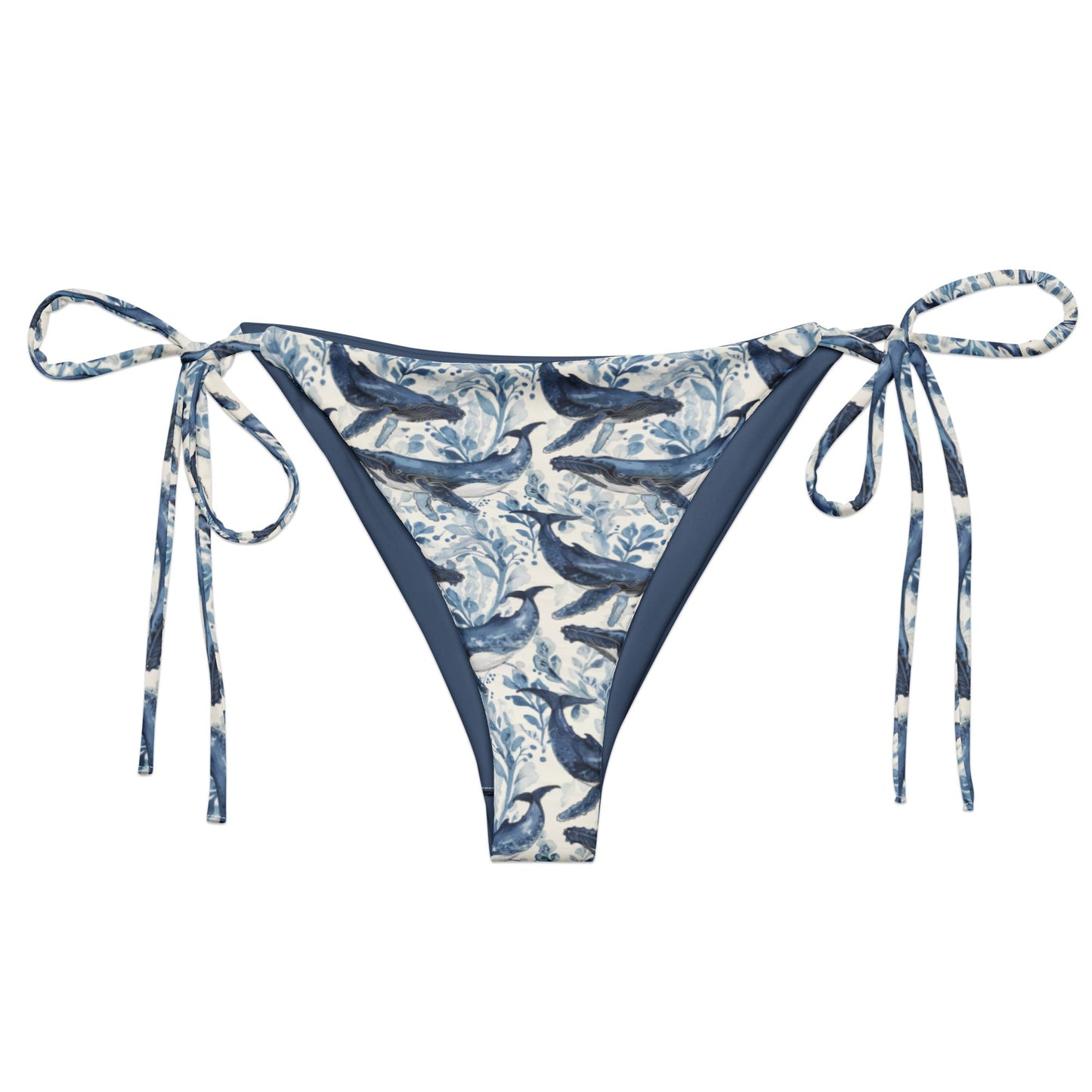 Salinity Swimwear Humpback Whale Song Eco String Bikini Bottom Bikini Bottom