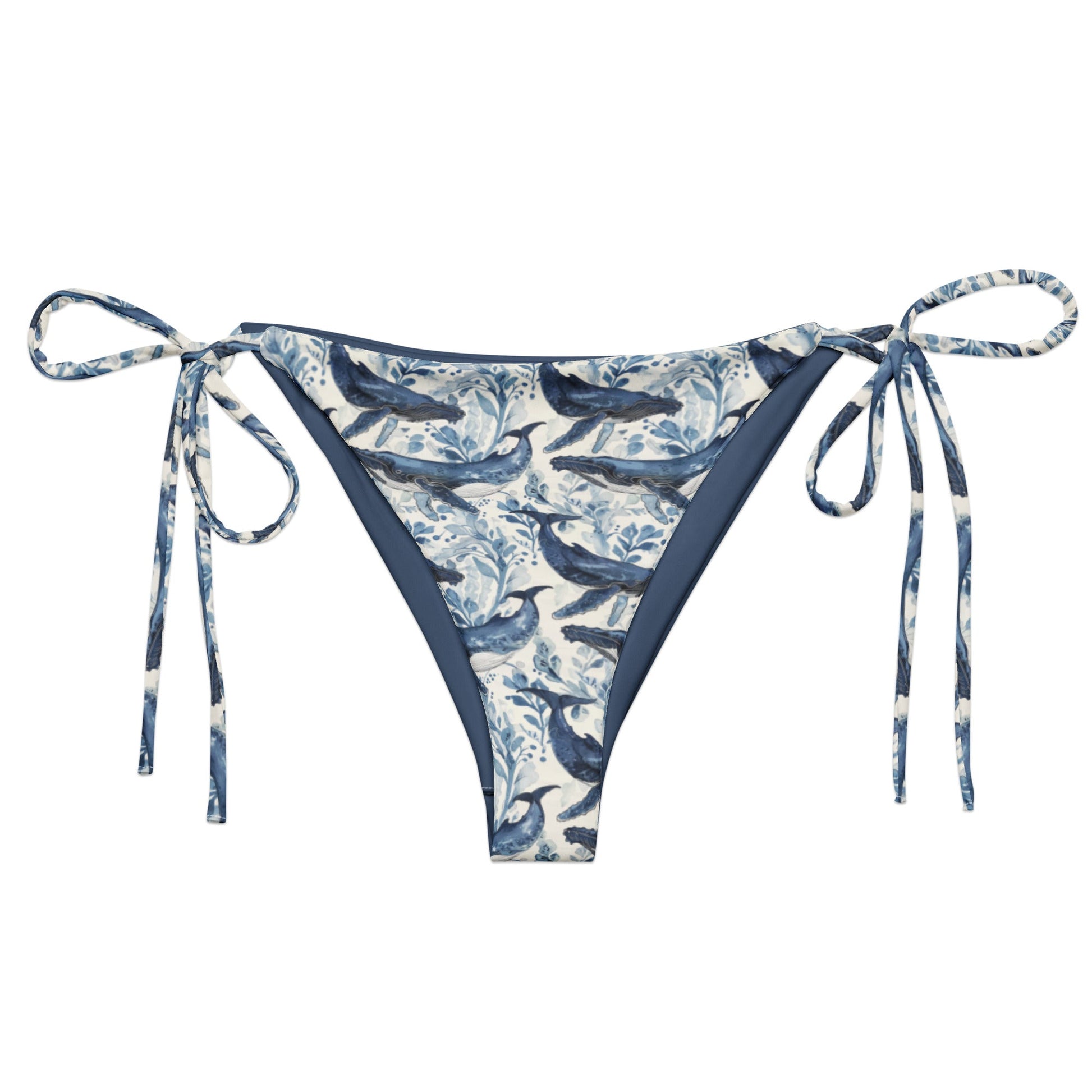 Salinity Swimwear Humpback Whale Song Eco String Bikini Bottom Bikini Bottom