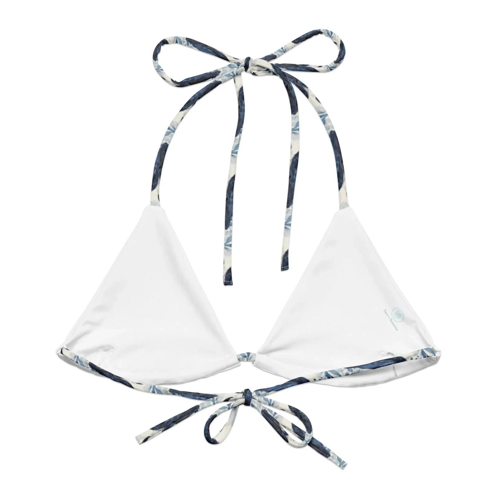 Salinity Swimwear Humpback Whale Song Eco String Bikini Top Bikini Top