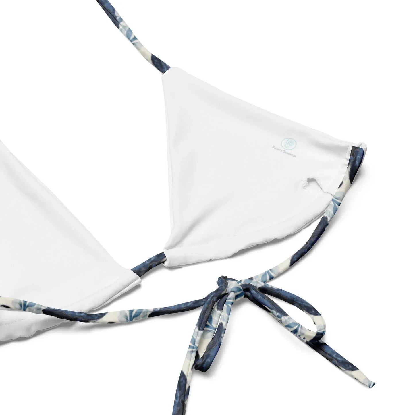 Salinity Swimwear Humpback Whale Song Eco String Bikini Top Bikini Top