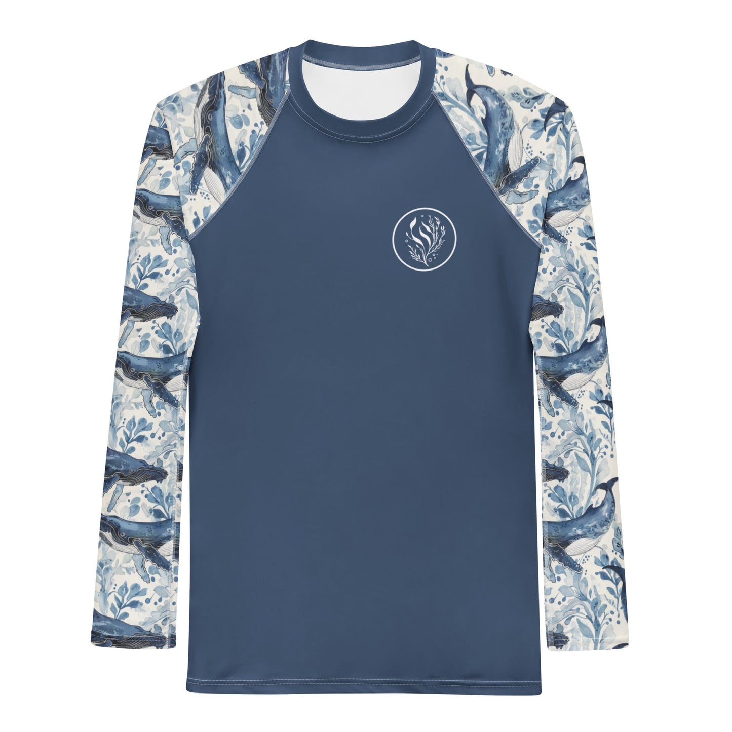 Salinity Swimwear Humpback Whale Song Men's Rash Guard Rash Guard