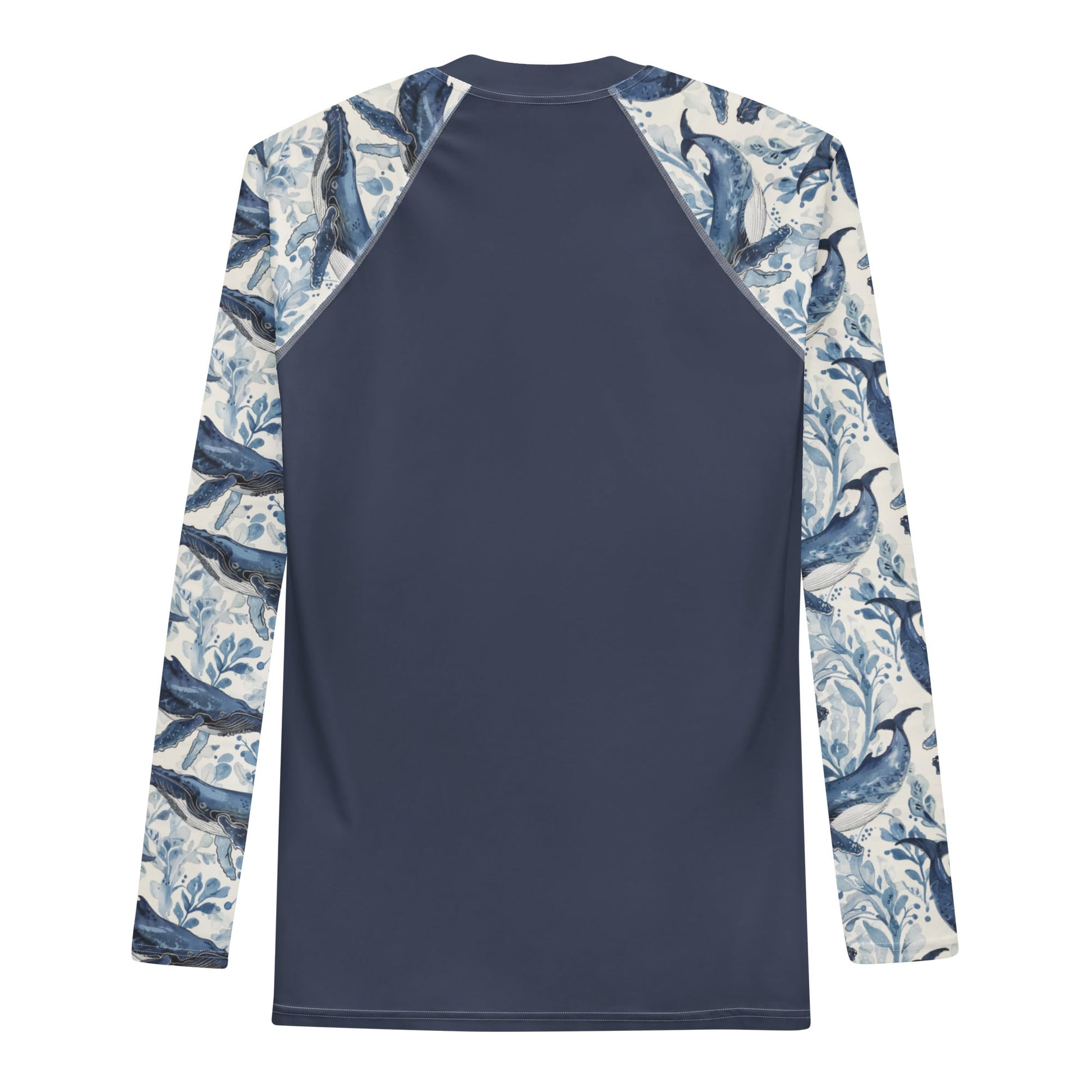 Humpback Whale Song Men's Rash Guard - Salinity Swimwear
