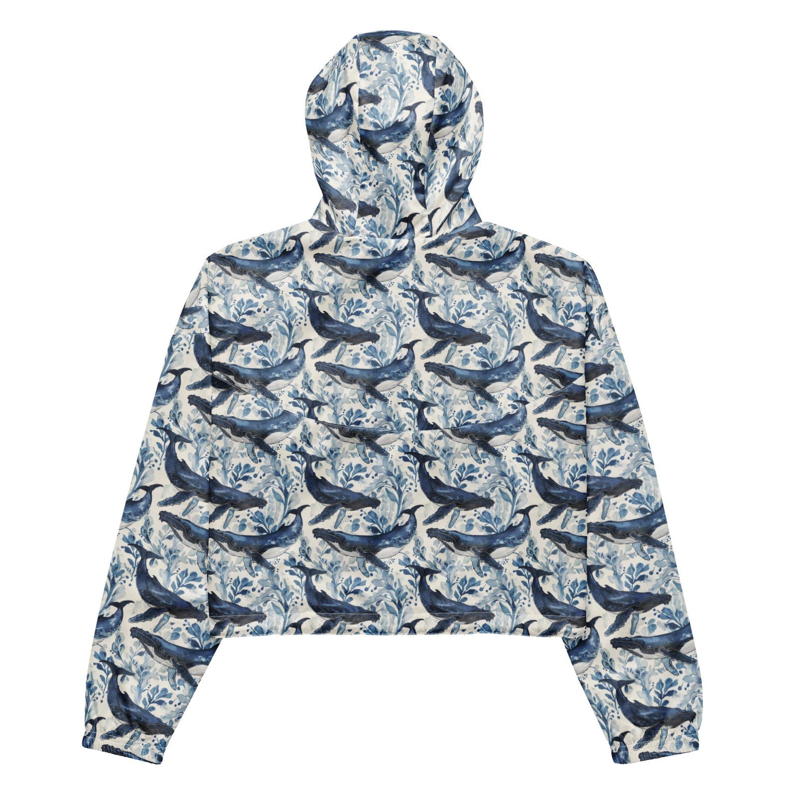 Salinity Swimwear Humpback Whale Song Women’s cropped Windbreaker Windbreaker