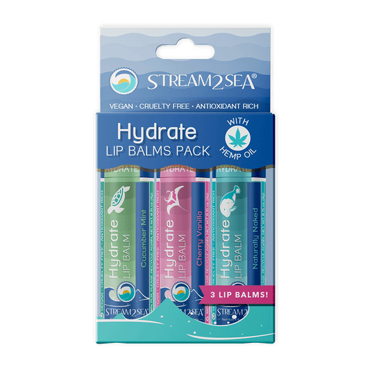 Salinity Swimwear Hydrate Lip Balm 3 Pack simple