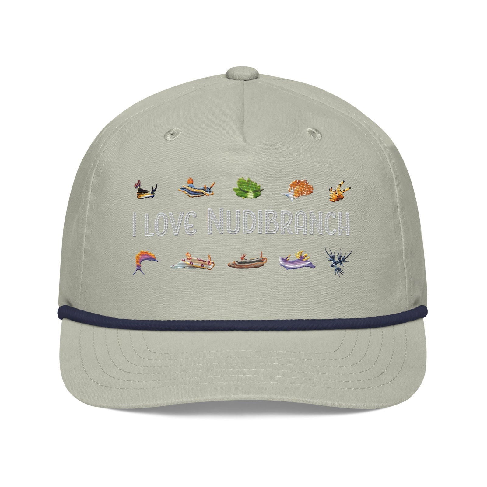 I Love Nudibranch Rope Hat - Salinity Swimwear