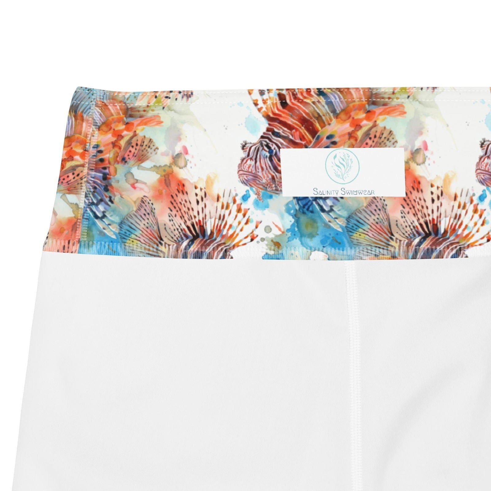 Invasive Lionfish Capri Swim Leggings - Salinity Swimwear