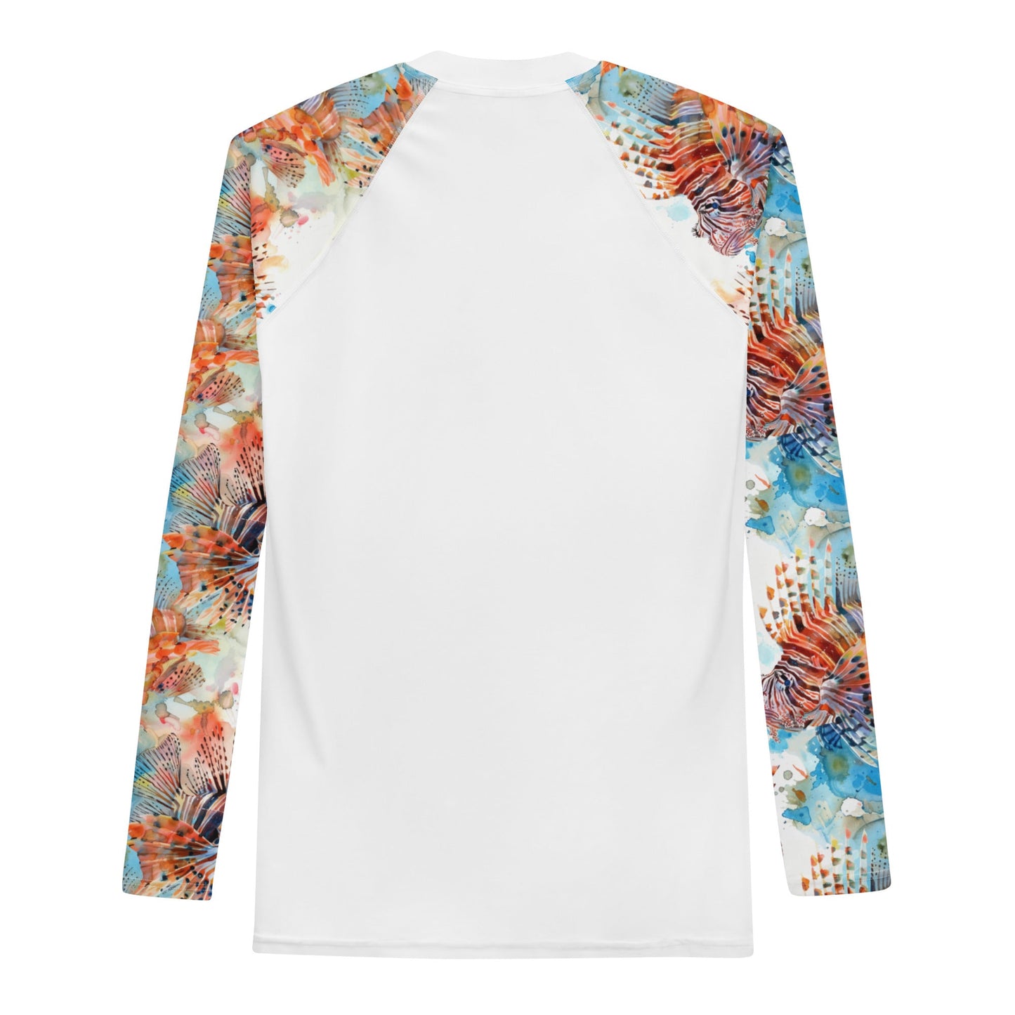 Invasive Lionfish Men's Rash Guard - Salinity Swimwear