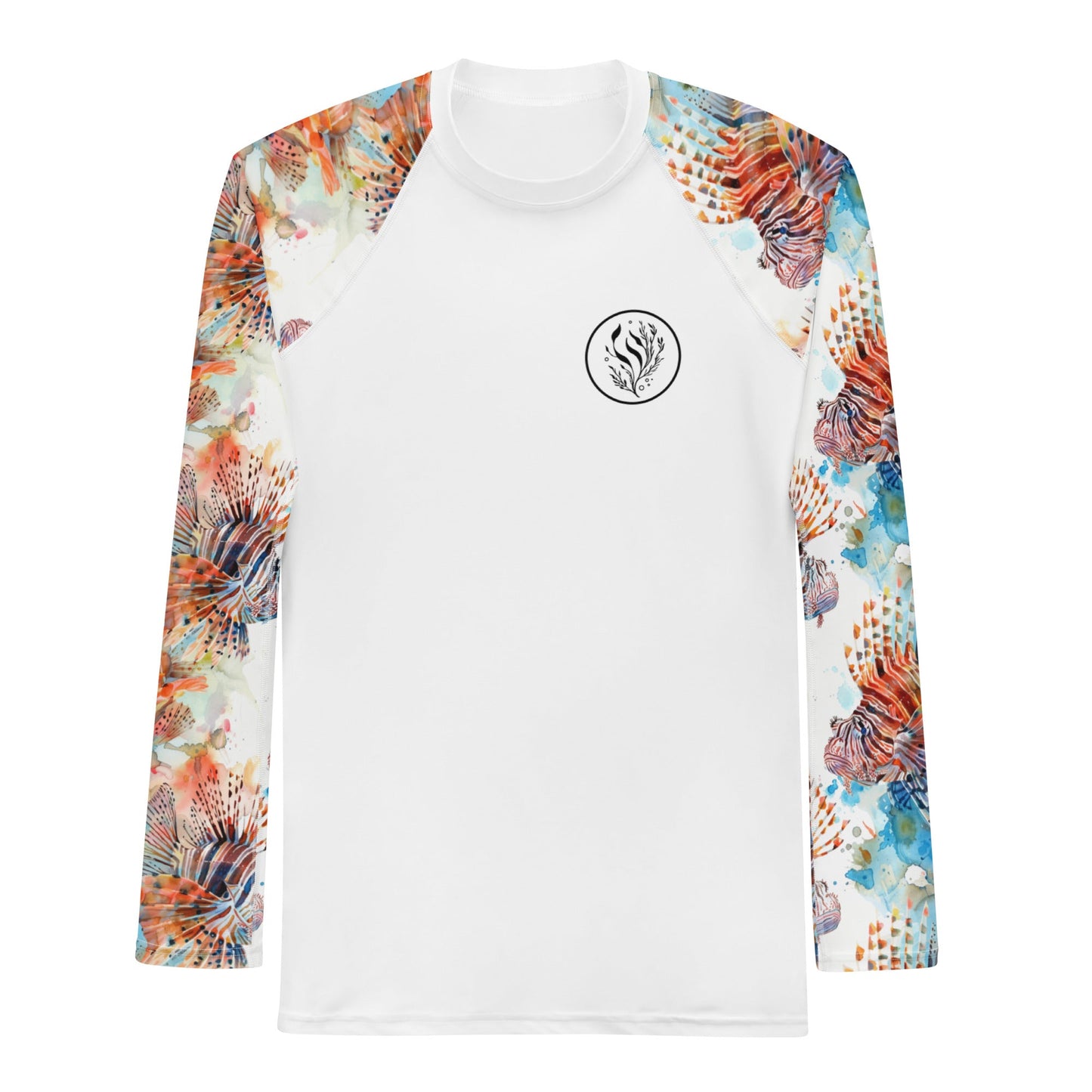Invasive Lionfish Men's Rash Guard - Salinity Swimwear