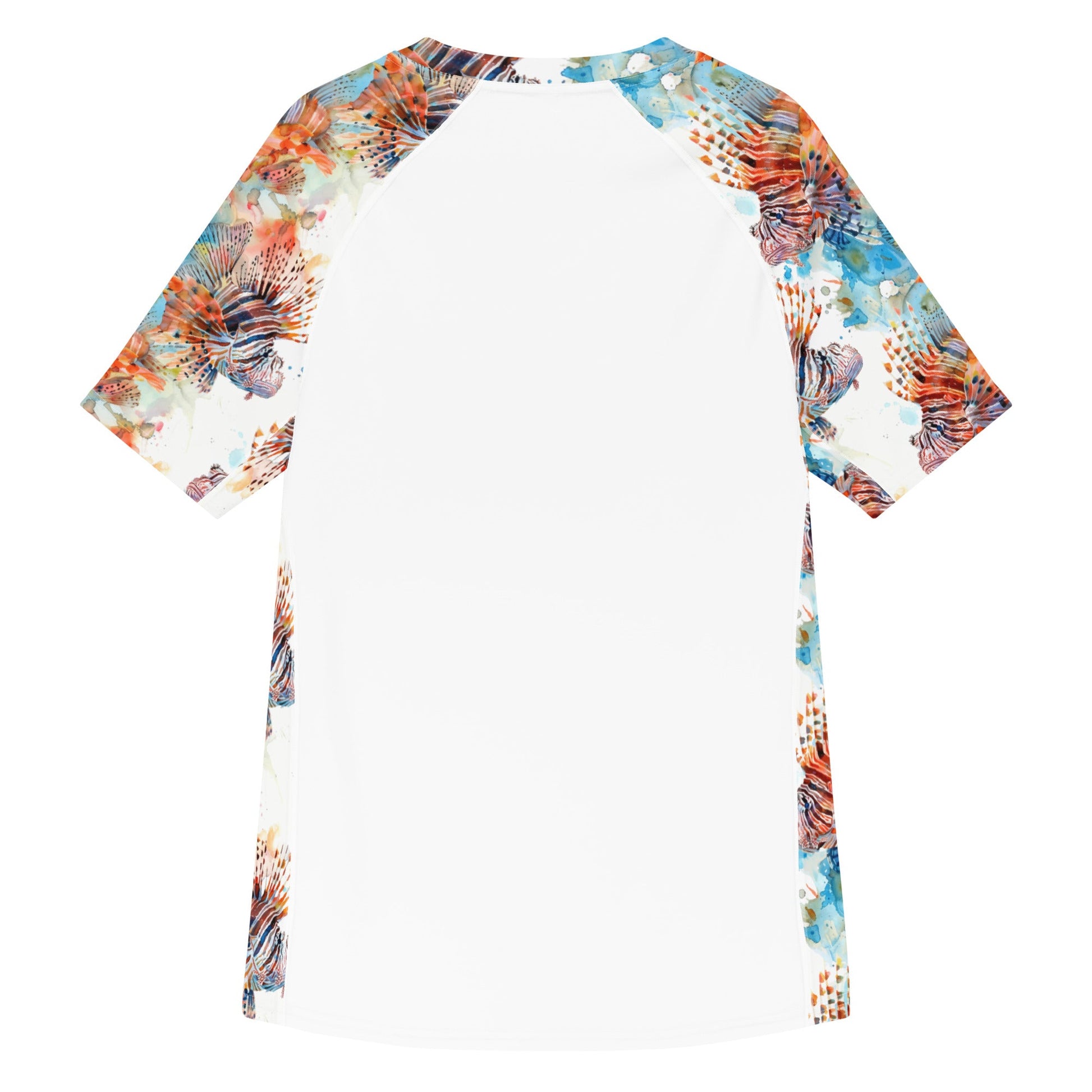 Invasive Lionfish Men’s Short Sleeve Swim Shirt - Salinity Swimwear