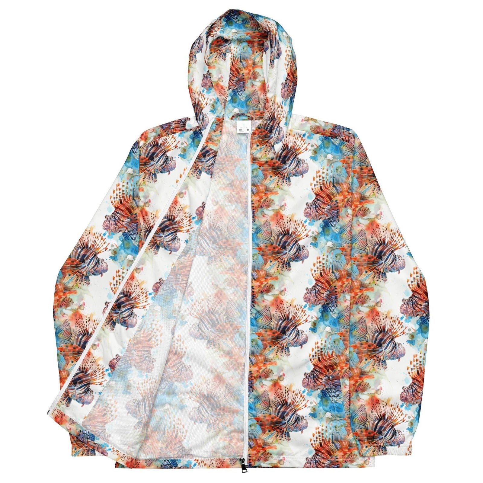 Salinity Swimwear Invasive Lionfish Men’s windbreaker Windbreaker