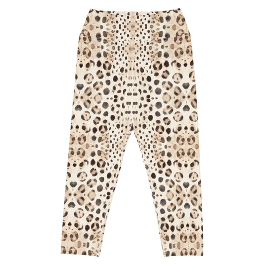 Salinity Swimwear Leopard Shark Capri Swim Leggings Capri Leggings