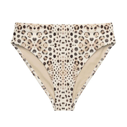 Salinity Swimwear Leopard Shark Eco High - Waisted Bikini Bottom Bikini Bottom