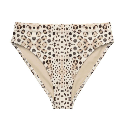 Salinity Swimwear Leopard Shark Eco High - Waisted Bikini Bottom Bikini Bottom