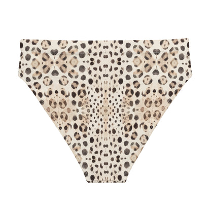 Salinity Swimwear Leopard Shark Eco High - Waisted Bikini Bottom Bikini Bottom
