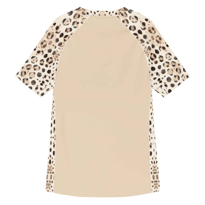 Salinity Swimwear Leopard Shark Men’s Short Sleeve Swim Shirt Rash Guard