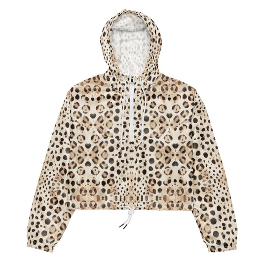 Salinity Swimwear Leopard Shark Women’s Cropped Windbreaker Windbreaker