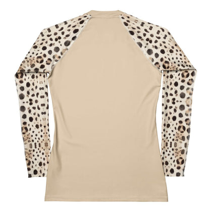 Salinity Swimwear Leopard Shark Women's Rash Guard Solid Rash Guard