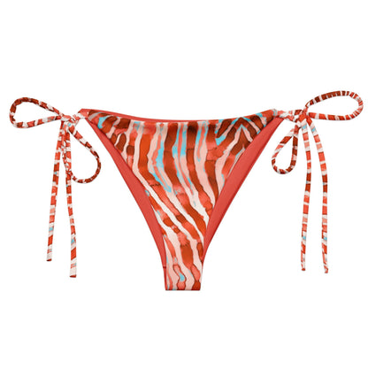 Salinity Swimwear Lionfish Stripes Eco String Bikini Bottom Bikini Bottom