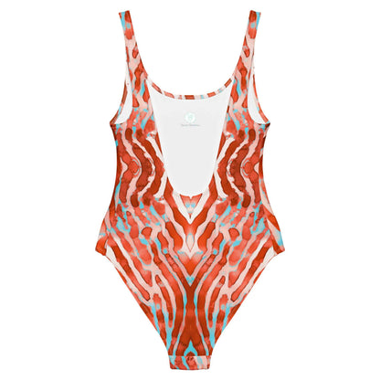 Salinity Swimwear Lionfish Stripes One - Piece Swimsuit One - Piece Swimsuit