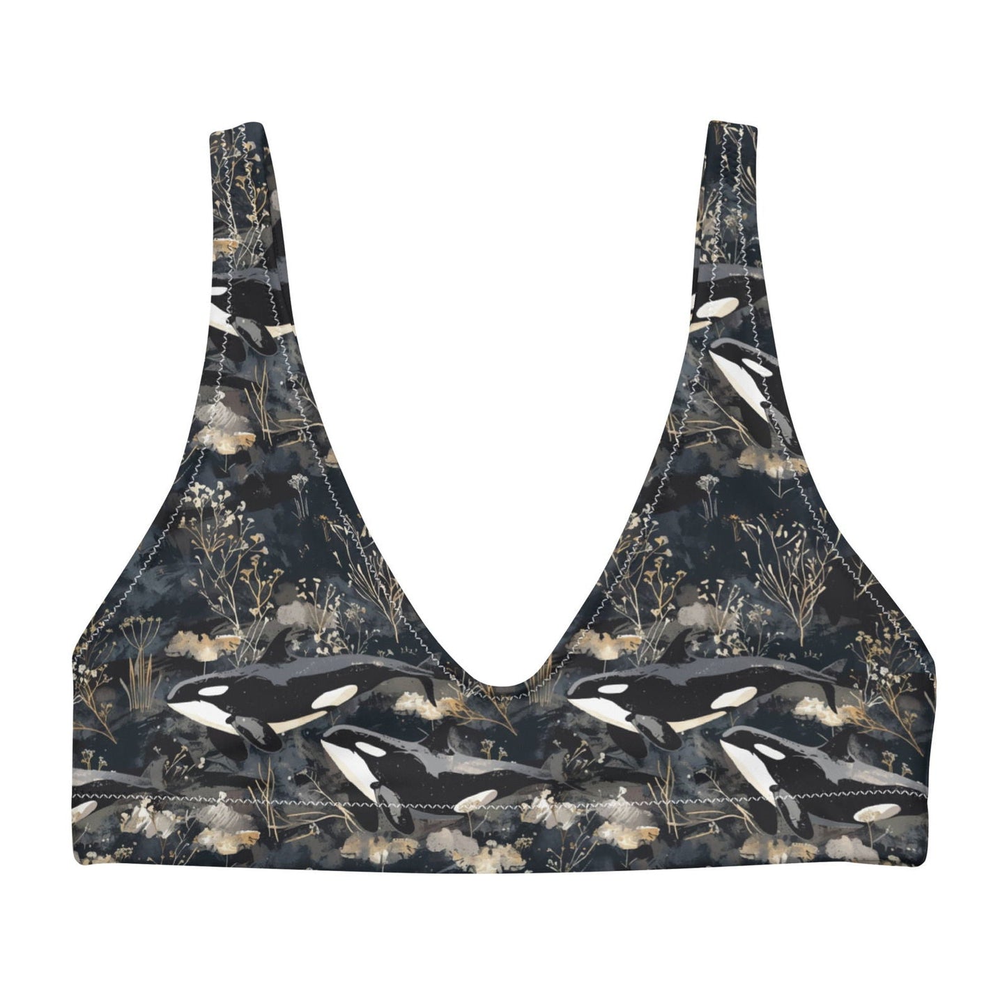 Salinity Swimwear Midnight Orca Eco Bikini Top Bikini Top