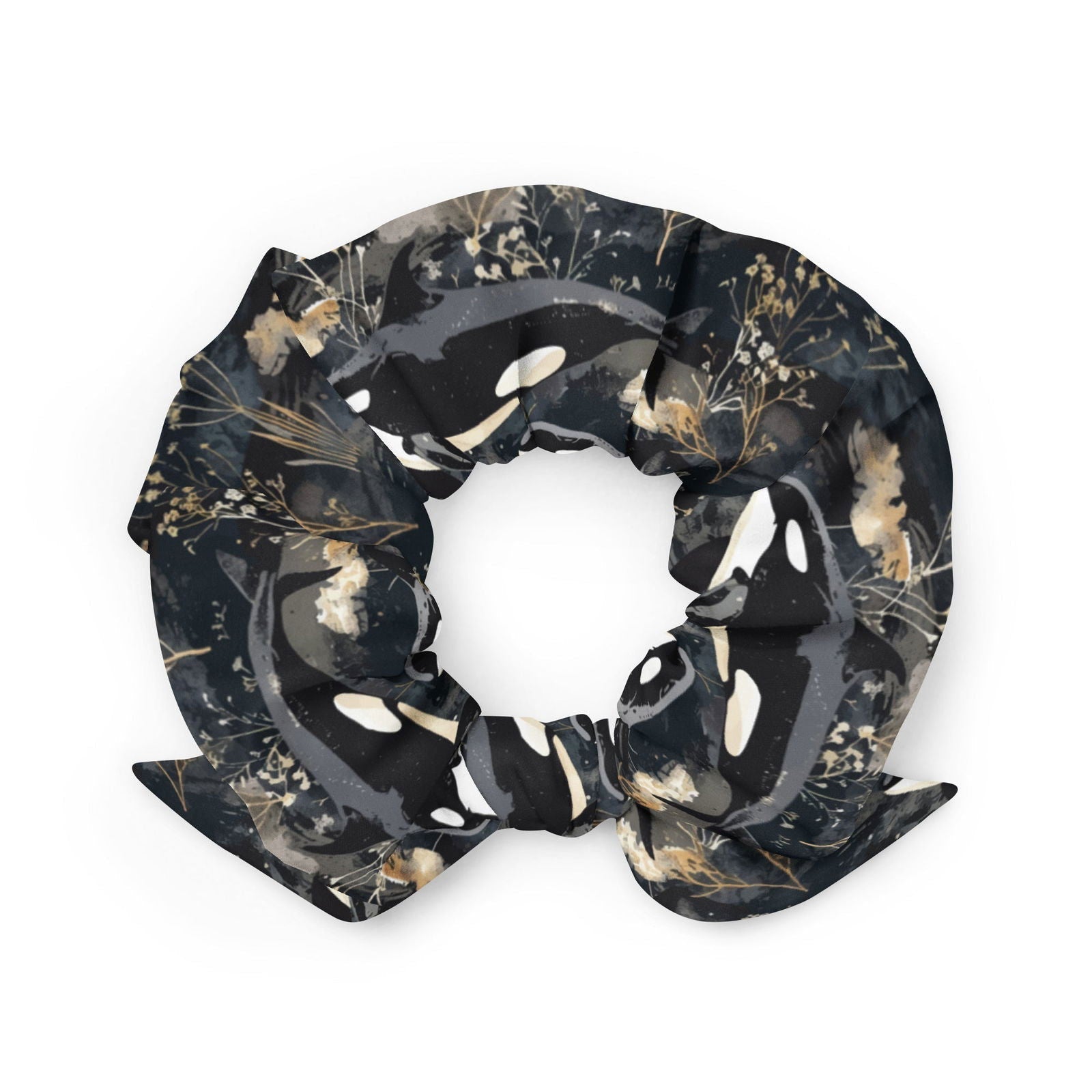 Salinity Swimwear Midnight Orca Eco - Scrunchie Scrunchie