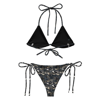 Salinity Swimwear Midnight Orca Eco String Bikini Set Bikini Set