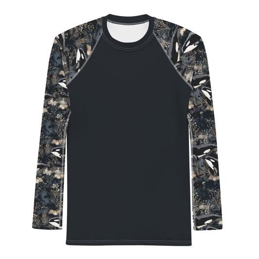 Salinity Swimwear Midnight Orca Men's Rash Guard Rash Guard