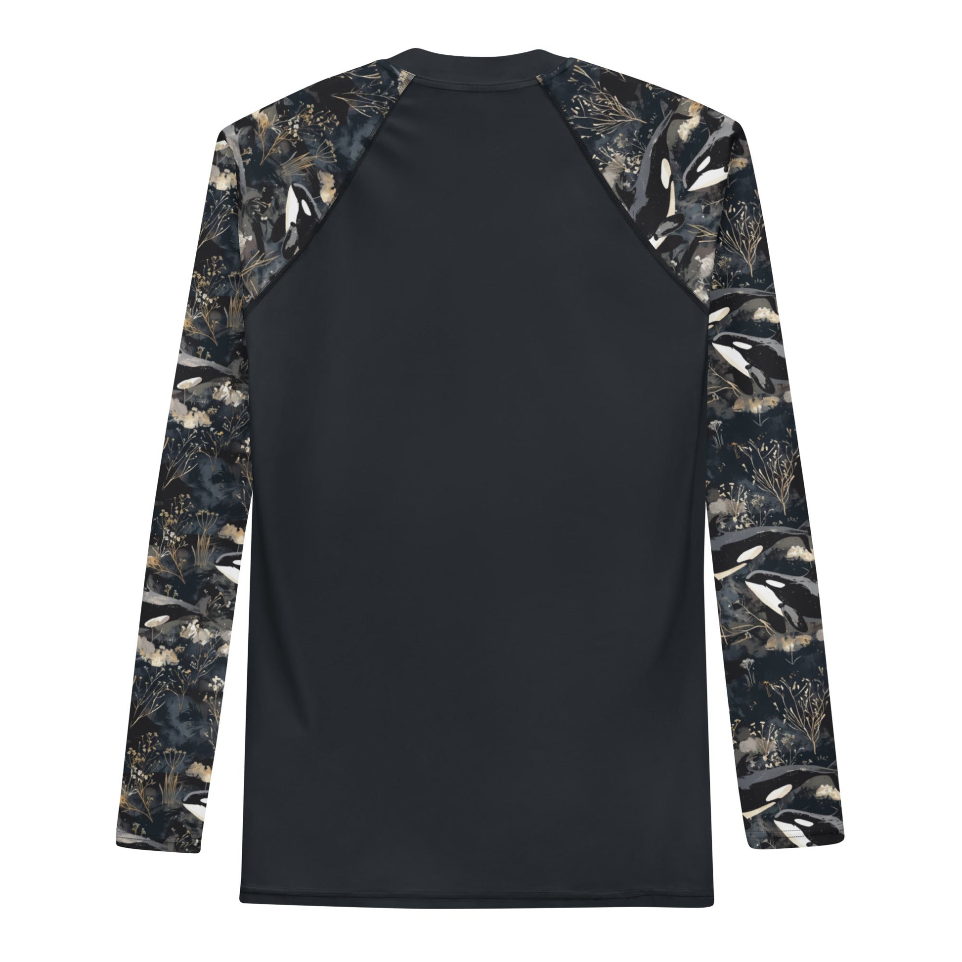 Midnight Orca Men's Rash Guard - Salinity Swimwear