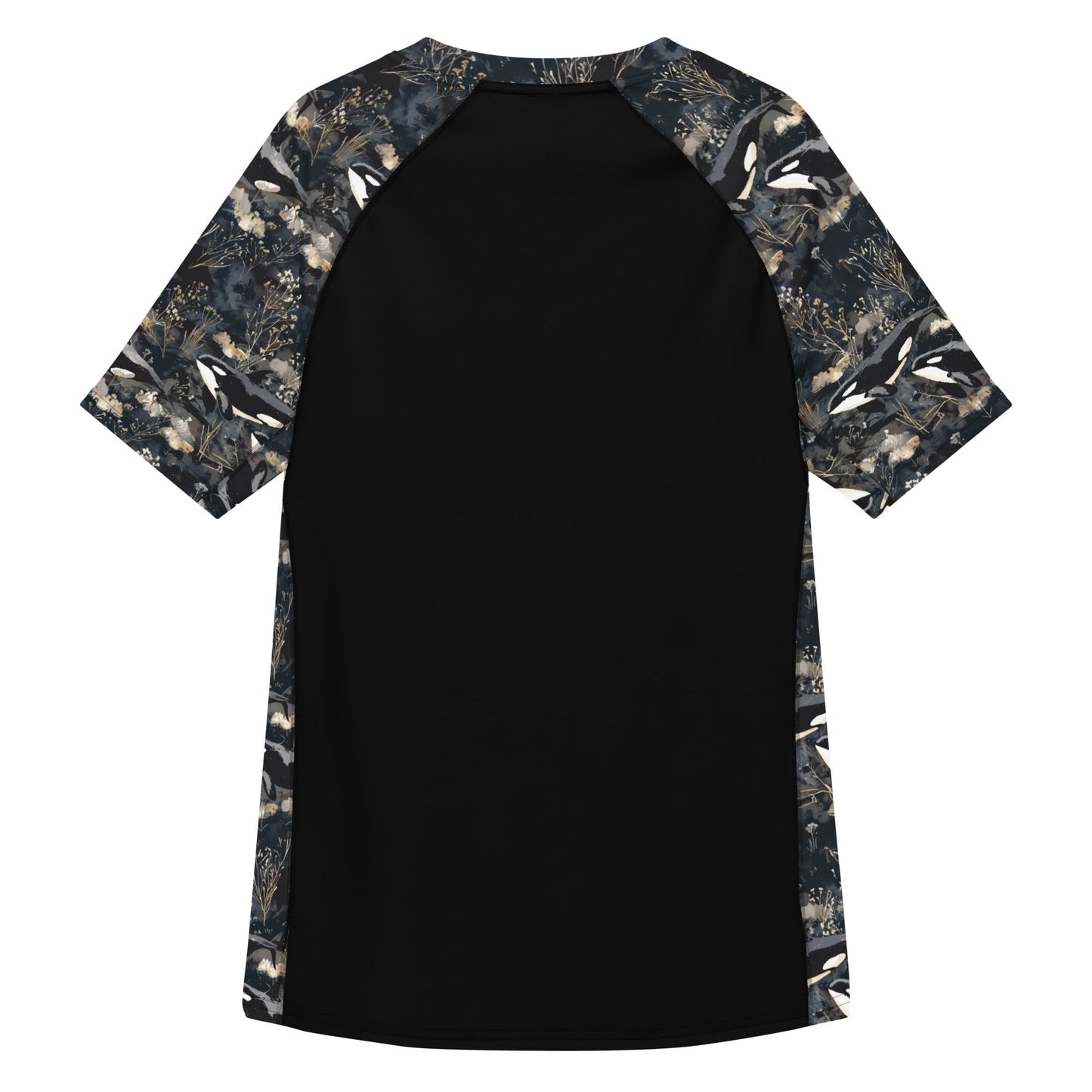 Midnight Orca Men’s Short Sleeve Swim Shirt - Salinity Swimwear