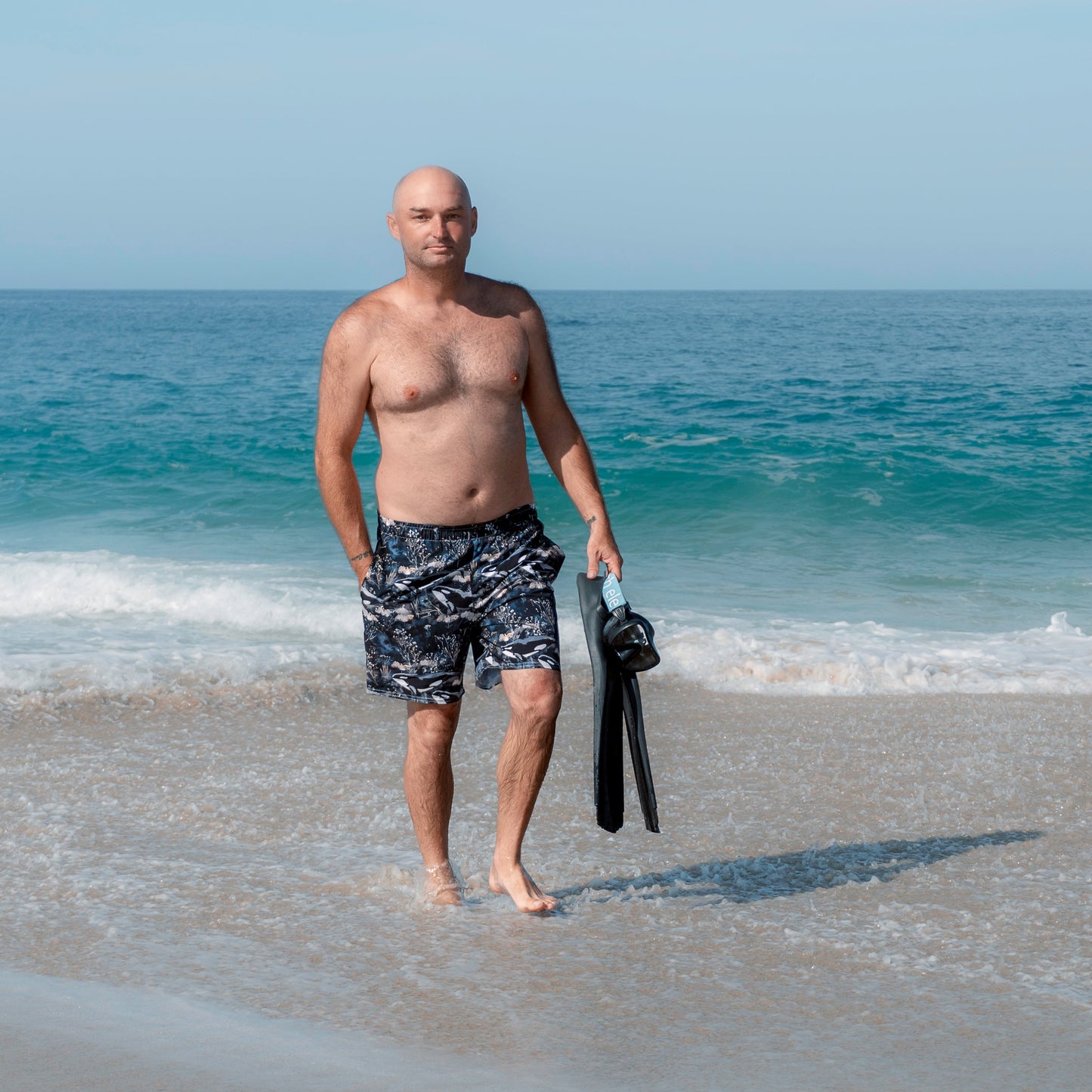 Salinity Swimwear Midnight Orca Men's Swim Trunks Swim Trunks