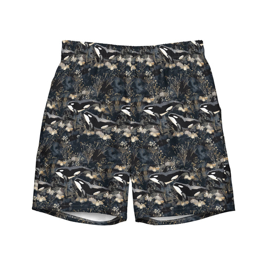 Salinity Swimwear Midnight Orca Men's Swim Trunks Swim Trunks