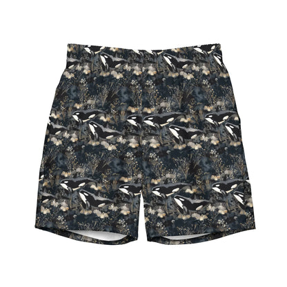 Midnight Orca Men's Swim Trunks - Salinity Swimwear