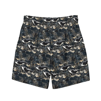 Midnight Orca Men's Swim Trunks - Salinity Swimwear