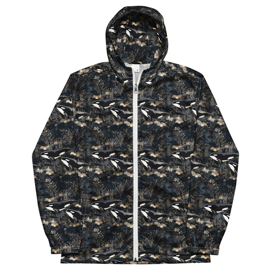 Salinity Swimwear Midnight Orca Men's Windbreaker Windbreaker