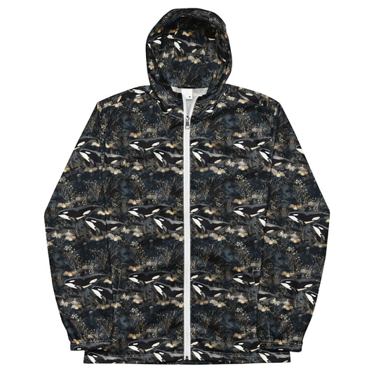 Salinity Swimwear Midnight Orca Men's Windbreaker Windbreaker