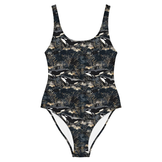 Midnight Orca One-Piece Swimsuit - Salinity Swimwear
