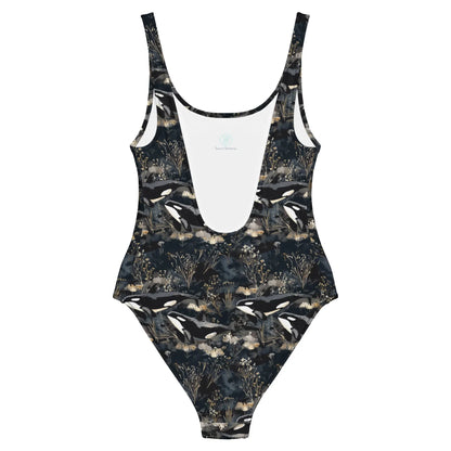 Midnight Orca One-Piece Swimsuit - Salinity Swimwear