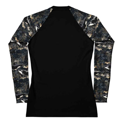 Salinity Swimwear Midnight Orca Women's Rash Guard Solid Rash Guard