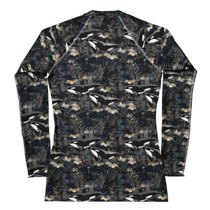 Salinity Swimwear Midnight Orca Women's Rash Guard Rash Guard