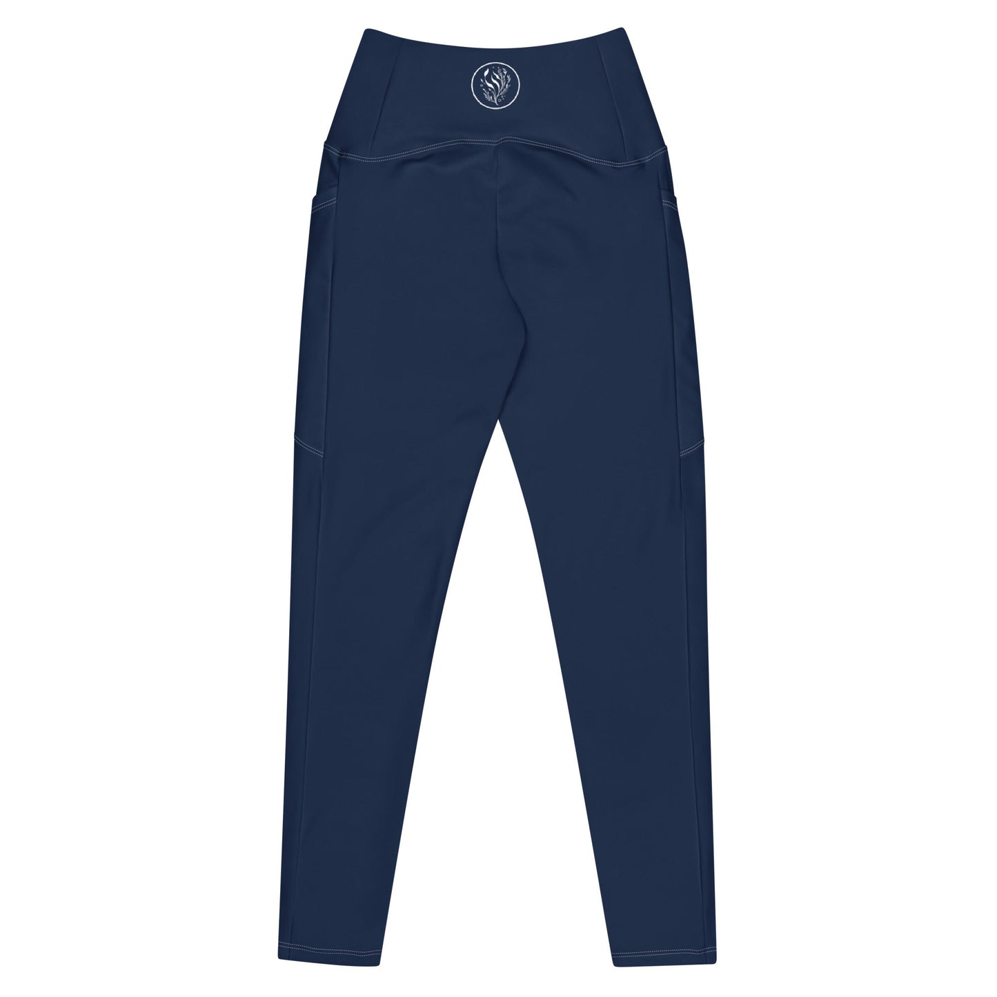 Salinity Swimwear Navy Blue Eco Swim Leggings With Pockets Leggings