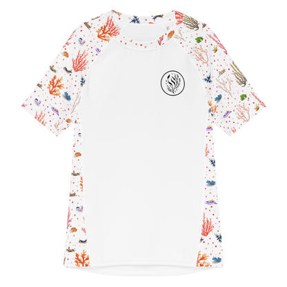 Nudibranch Bliss Men’s Short Sleeve Swim Shirt - Salinity Swimwear