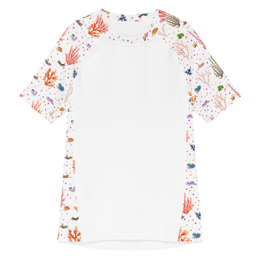 Salinity Swimwear Nudibranch Bliss Men’s Short Sleeve Swim Shirt Rash Guard