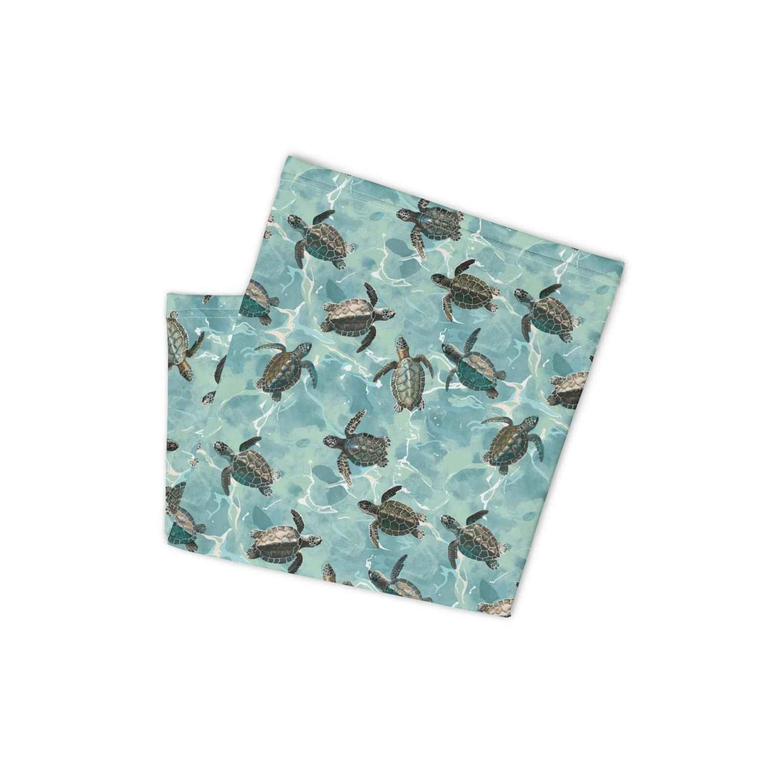 Oceanic Sea Turtle Buff | UPF 50+ Versatile Face & Neck Cover ...